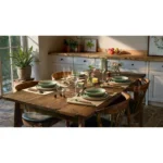 Service à vaisselle Pearl 12 pièces en grès vert – CARREFOUR HOME – Image 2