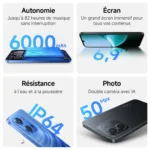 Smartphone Redmi 15C 128 Go avec Écouteurs Buds 6 Play – XIAOMI – Image 9