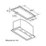 Hotte Encastrable DML5866N Acier Inoxydable 800 m³/h – NEFF – Image 6