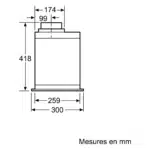 Hotte Encastrable DML5866N Acier Inoxydable 800 m³/h – NEFF – Image 4