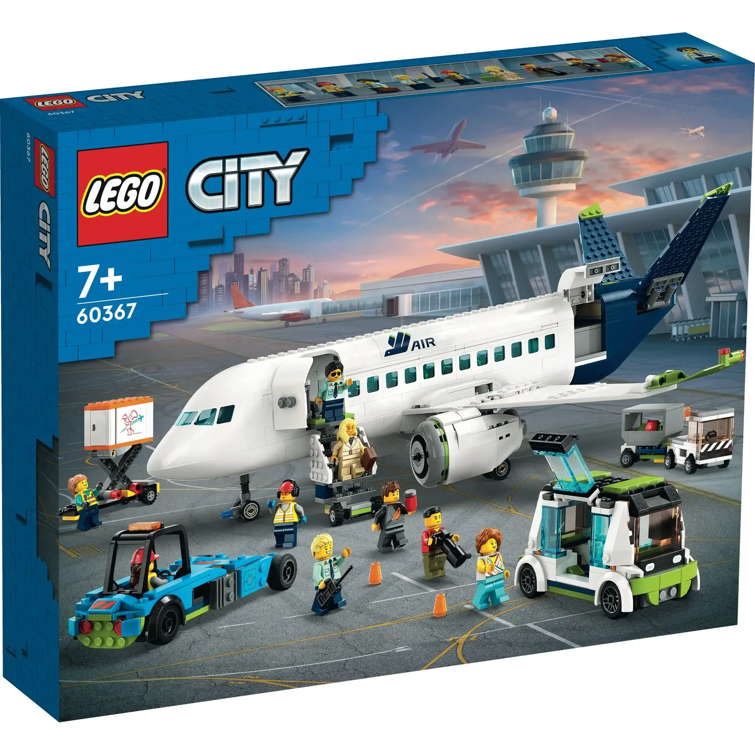 5702017416274 Set de construction Avion de Ligne City 60367 – LEGO – Image 1