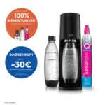 Machine à eau pétillante TERRA avec 2 bouteilles 1L - Noir – SODASTREAM