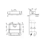 Hotte Tiroir Télescopique CTB 6250 XH 420m³/h 60cm – BEKO – Image 2