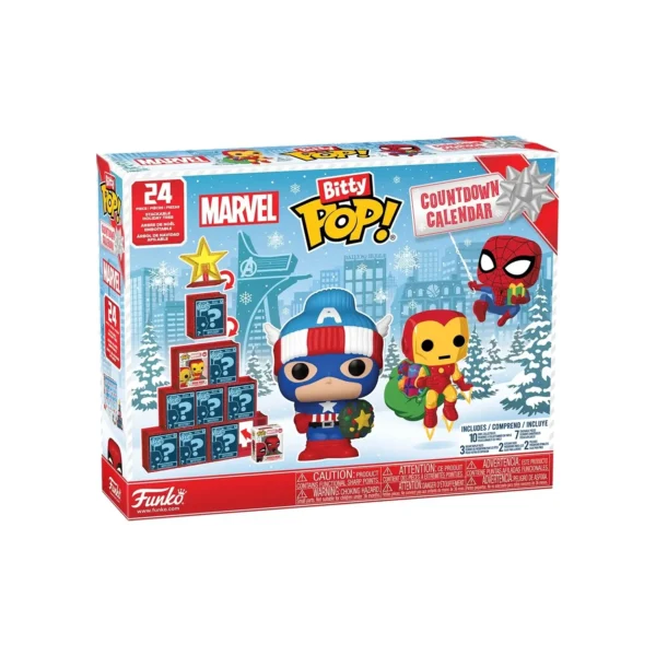 Calendrier de l'Avent Bitty POP! Marvel Collection de 24 figurines miniatures – FUNKO