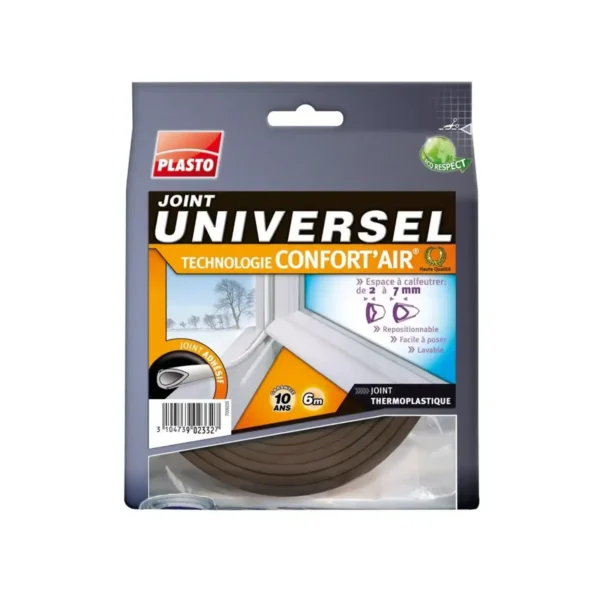 Joint universel Confort'air thermoplastique marron - PLASTO