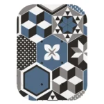 Tapis évier motif carreaux bleu – ARVIX