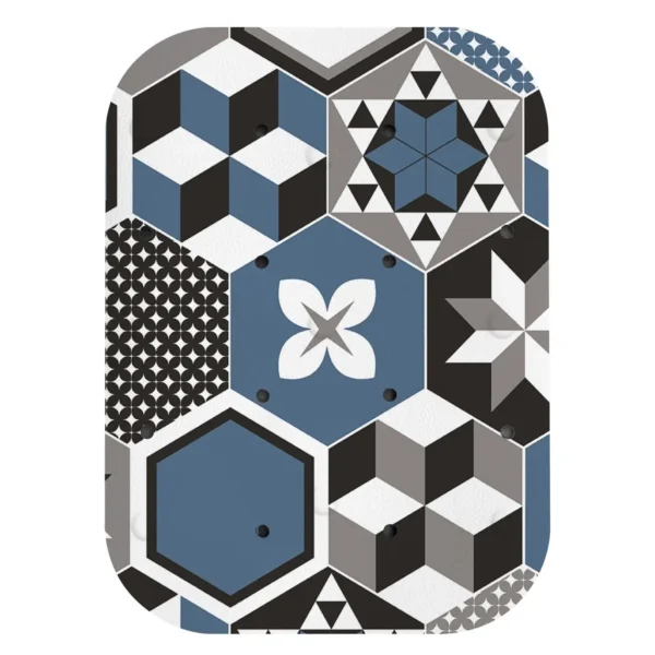 Tapis évier motif carreaux bleu – ARVIX