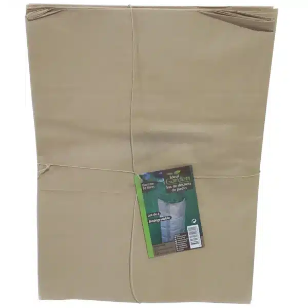 Sacs à végétaux en Papier Kraft 80L - Lot de 5 – NETLON