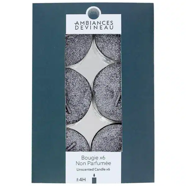 Chauffe-plats décoratifs Noël Argenté Pailletés - Lot de 6 – DEVINEAU
