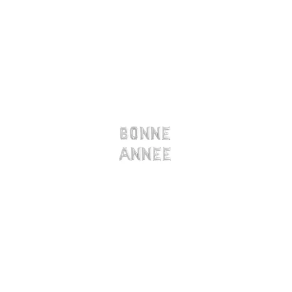 Ballon de Décoration "Bonne Année" Argenté – Générique