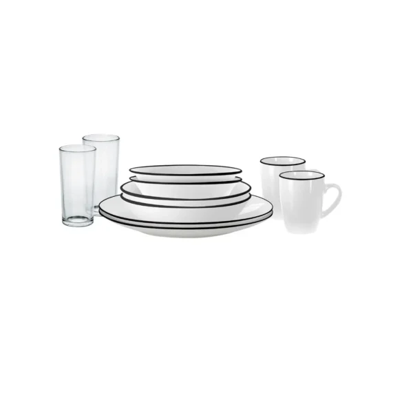 Service de Vaisselle Saturne, Lot de 10 Pièces – Générique