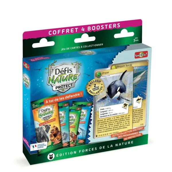 Jeu de cartes stratégique Coffret Orque et Requin – BIOVIVA