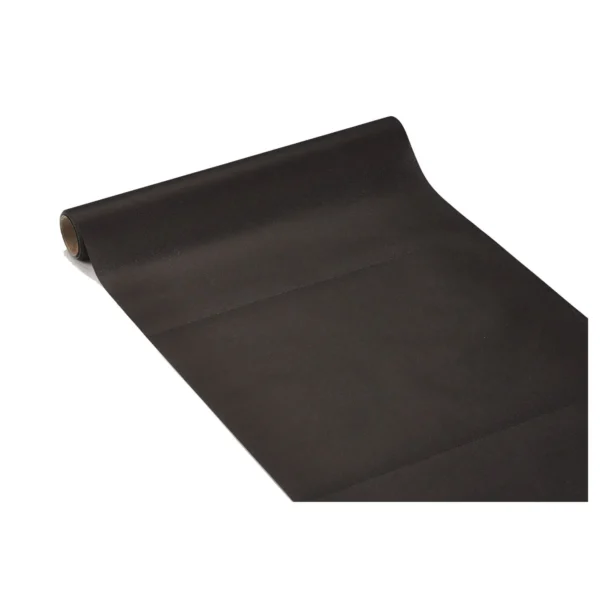 Chemin de table Airlaid 3 en 1 Noir 40x480 cm – CARREFOUR