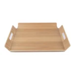 Plateau de service rectangulaire en bois naturel – CARREFOUR – Image 2