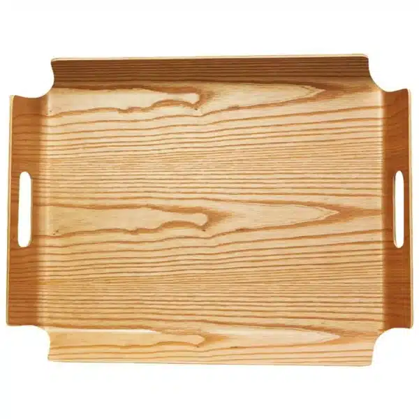 Plateau de service rectangulaire en bois naturel – CARREFOUR