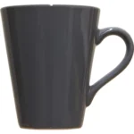 Mug conique gris Essentiel 9 cm en faïence – CARREFOUR HOME