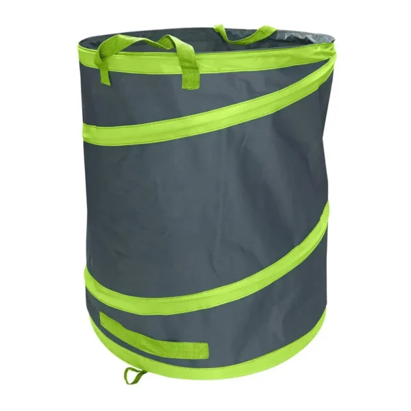 Sac de jardin Pop-up 85L refermable - Noir & Vert – Générique