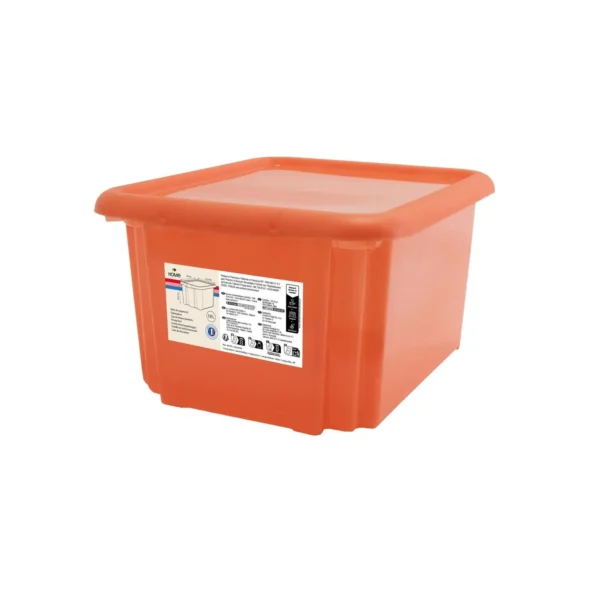 Boîte de Rangement en Plastique Terracotta 18 L – Générique