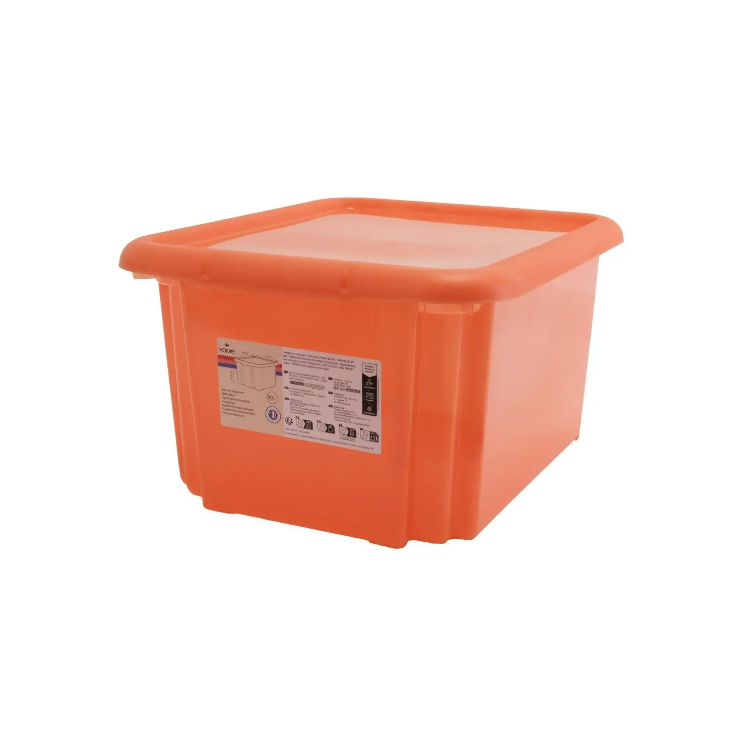 3616959421840 Boîte de Rangement en Plastique 30L Terracota – Générique – Image 1
