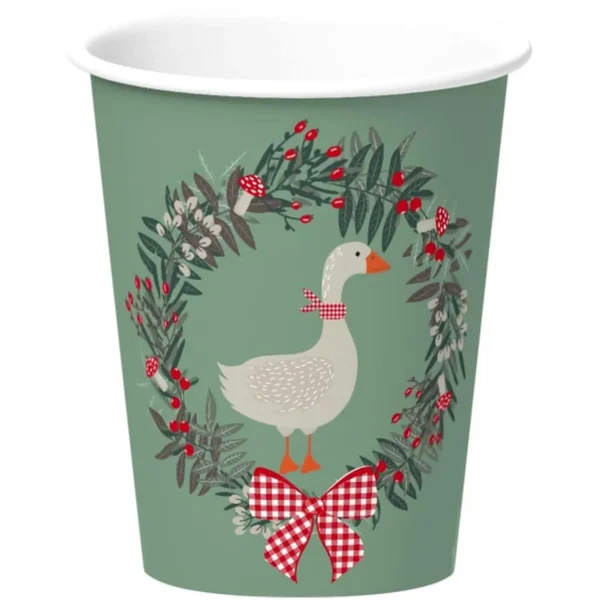 Gobelets en Carton Noël Oie 20cl (Lot de 12) – CARREFOUR HOME