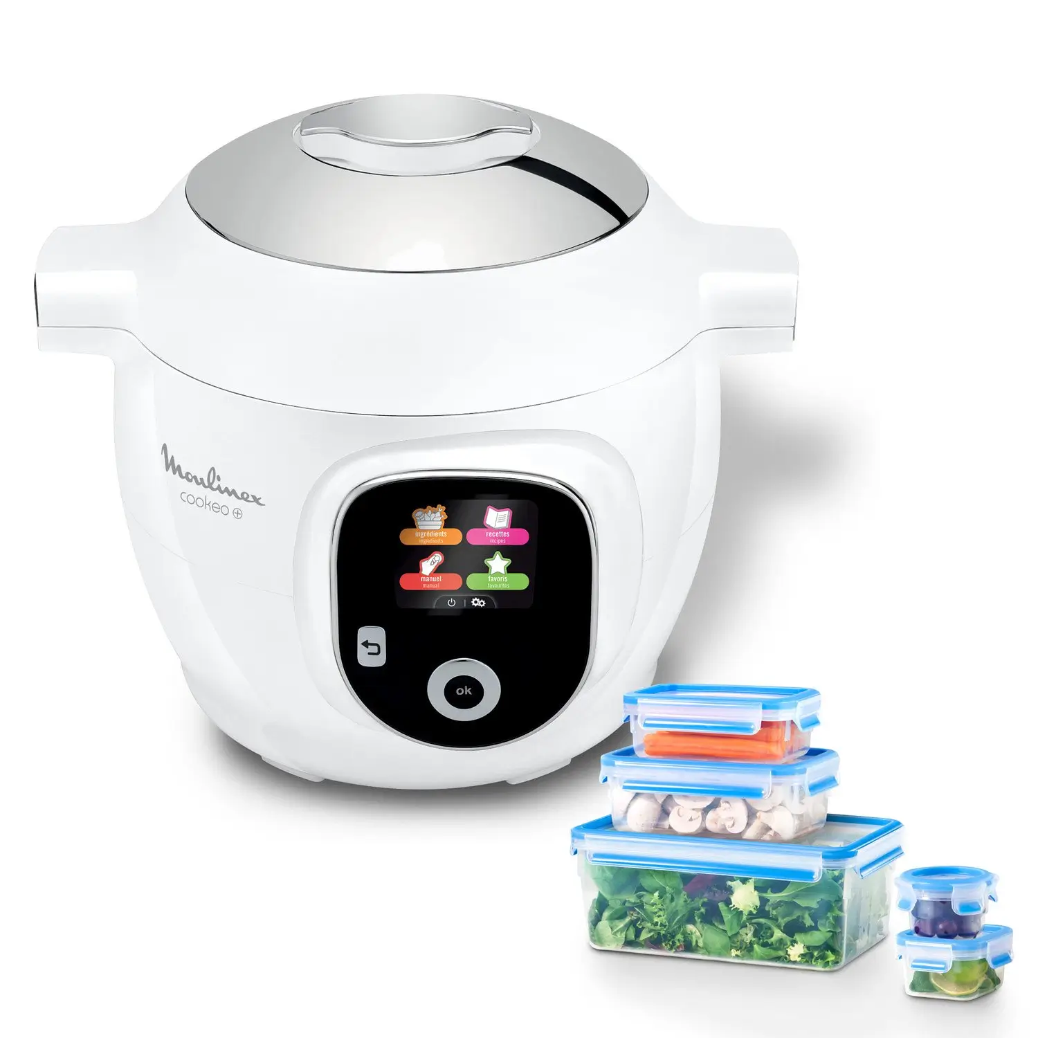 3700342483659 Multicuiseur intelligent Cookeo YY5655FB 80 recettes préprogrammées – MOULINEX – Image 1