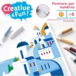 Kit de Peinture par Numéros Créadulte Toile 30x30 cm – CREATIVE & FUN