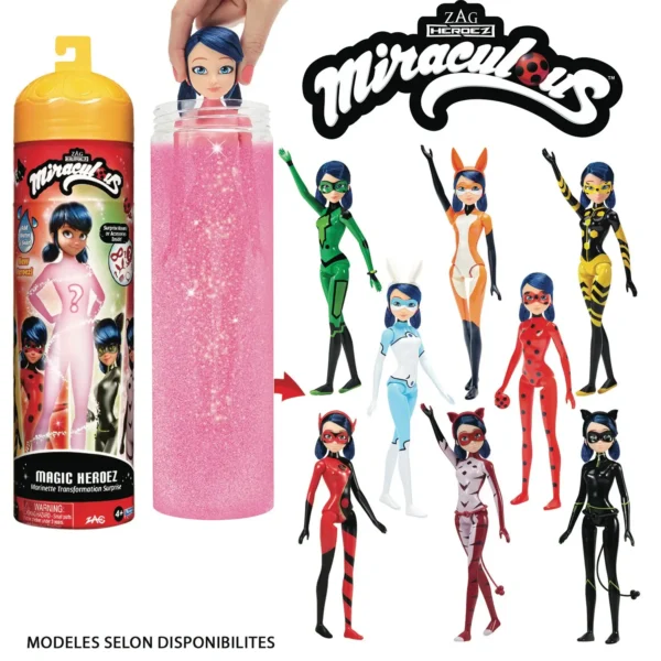 Poupée Magic Color Change Miraculous Marinette – BANDAI