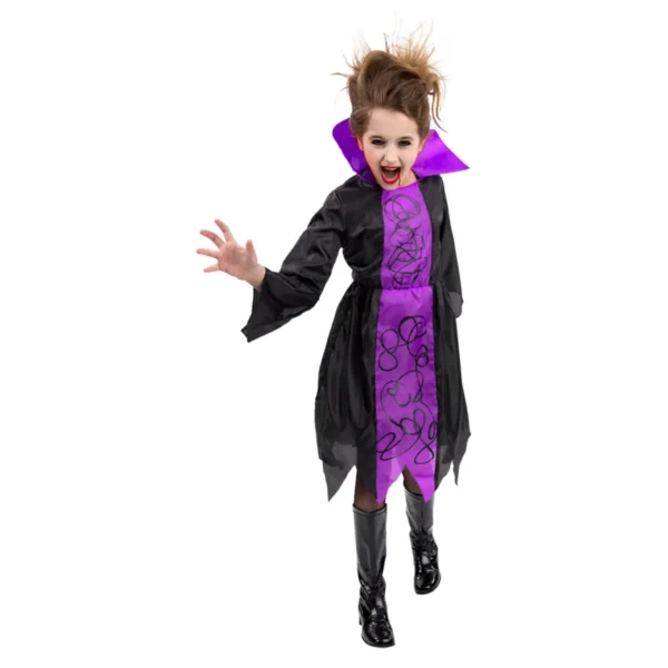 Déguisement Enfant Vampire Violet 7-9 ans – GOODMARK