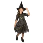 Déguisement Sorcière Noir Enfant Taille 4-6 ans – GOODMARK