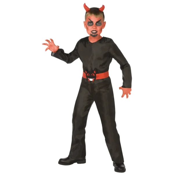 Déguisement Diable Enfant 7-9 ans Noir – GOODMARK
