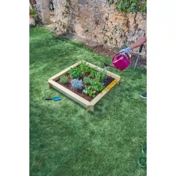 Carré Potager Bois Traité Autoclave 'Marguerite' 120x120 cm – Générique