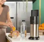 Machine à eau pétillante DUO Noire avec 2 carafes en verre 1L – SODASTREAM – Image 3