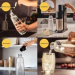 Machine à eau pétillante DUO Noire avec 2 carafes en verre 1L – SODASTREAM – Image 9