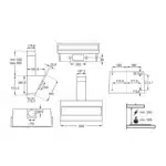 Hotte Encastrée LFV316Y Noire 600 m³/h – ELECTROLUX – Image 2