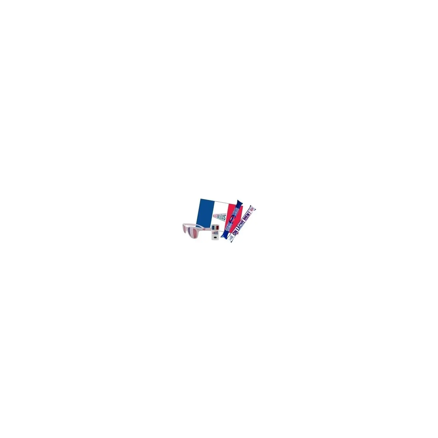 3450652081419 Set de Supporter Allez les Bleus Édition 2024 – EURO 2024 – Image 1