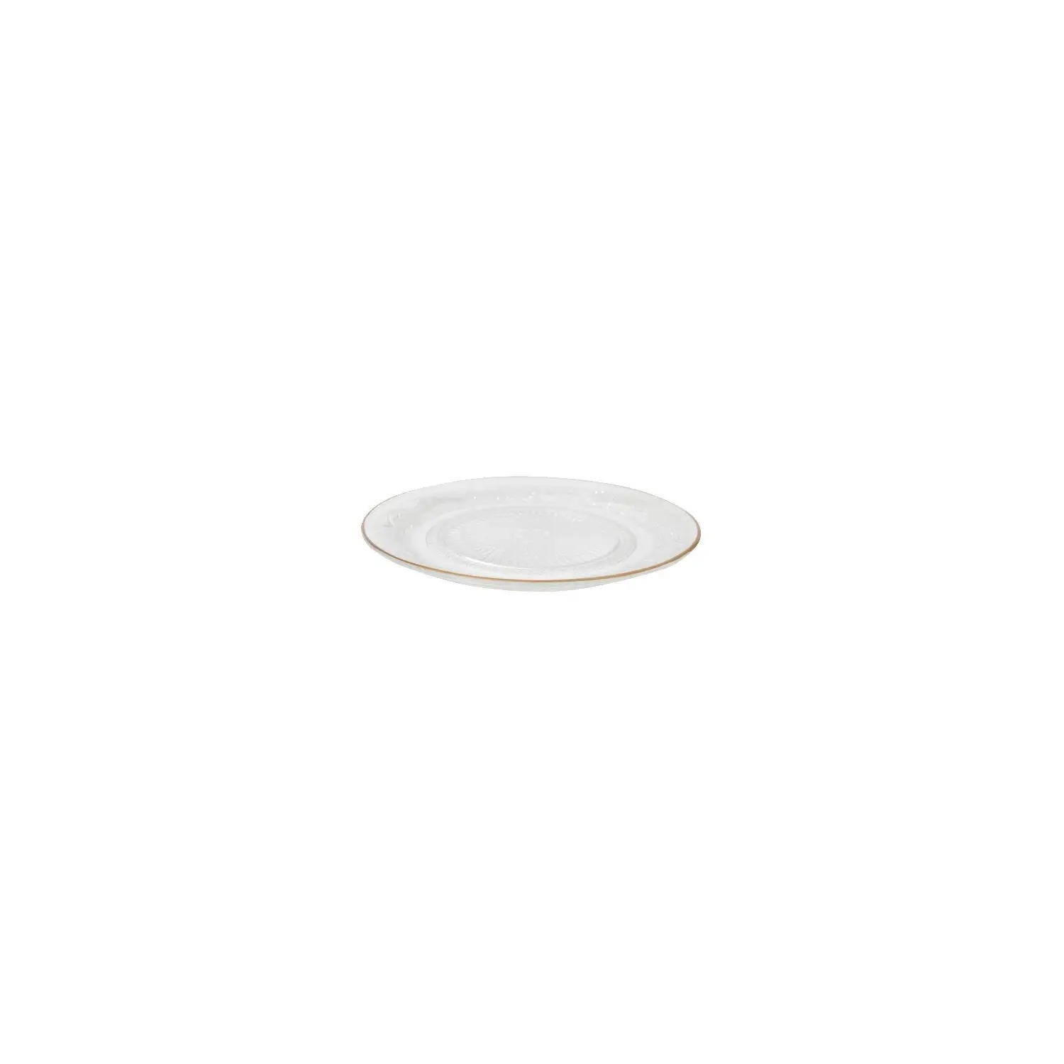 3616957696615 Assiette de table Baroque avec filet or 25 cm – CARREFOUR HOME – Image 1
