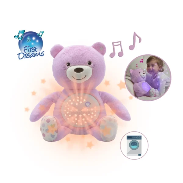 Veilleuse projecteur Baby Bear rose – CHICCO