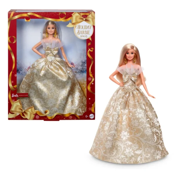 Poupée Barbie Joyeux Noël Blonde – MATTEL