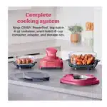 AirFryer Modulaire en Verre Crispi FN101EUDR Cerise – NINJA – Image 3
