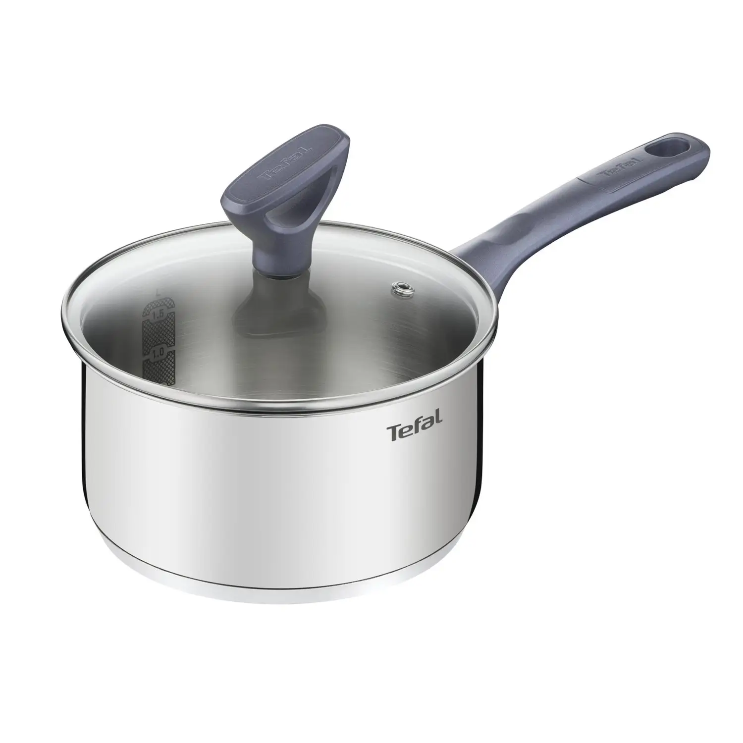 3168430276147 Casserole Ingenio Daily Cook 18cm Acier Inoxydable Tous Feux dont Induction Poignée Amovible – TEFAL – Image 1