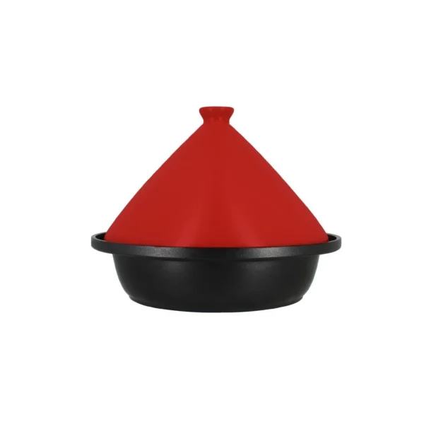Tajine en Céramique D20cm Couvercle Magenta – Générique