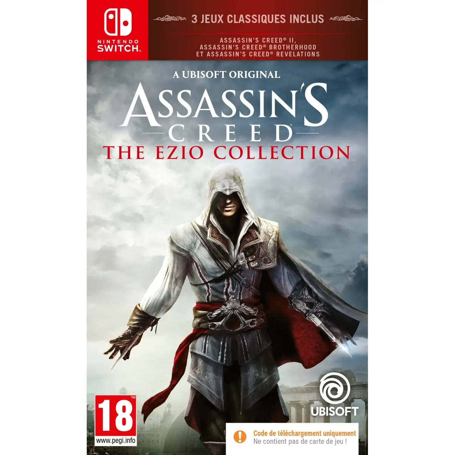 3307216259336 Jeu vidéo Assassin's Creed The Ezio Collection - Code de téléchargement Nintendo Switch – UBISOFT – Image 1