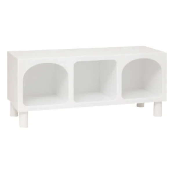 Commode Enfant Tara 3 niches Blanc 90 cm – Générique