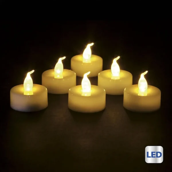 Bougies LED Blanches Lot de 6 – CARREFOUR HOME