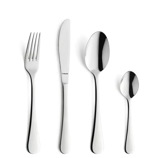 Ménagère 24 pièces Acier Gourmet Gris – CARREFOUR HOME