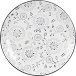 Assiette Plate New Horizon Blanche en Grès 21,5cm – CARREFOUR HOME