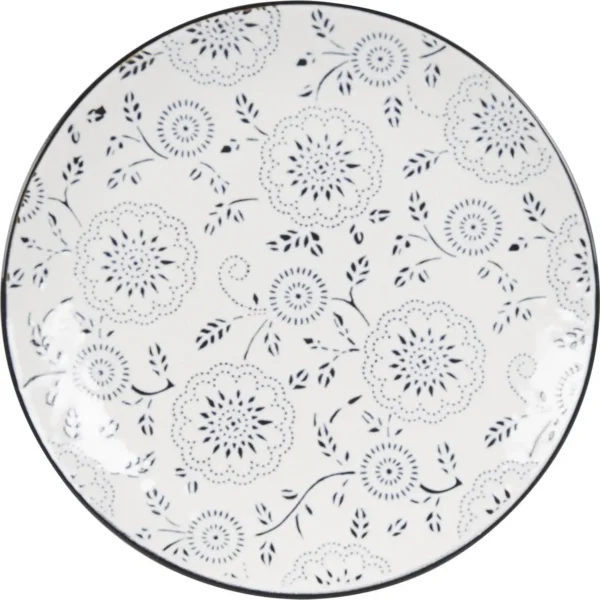 Assiette Plate New Horizon Blanche en Grès 21,5cm – CARREFOUR HOME