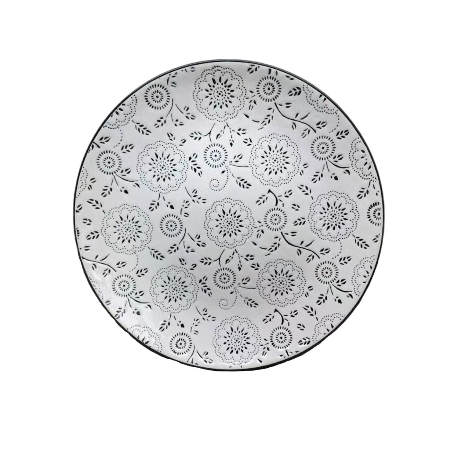3616958804699 Assiette Plate New Horizon Blanche en Grès 26,5cm – CARREFOUR HOME – Image 1