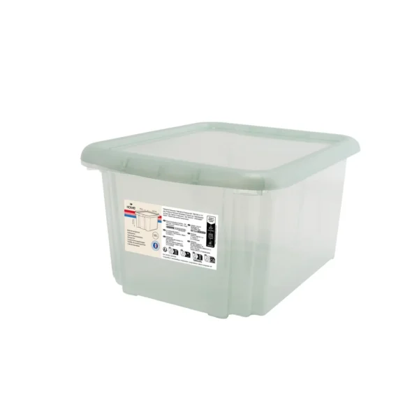 Boîte de Rangement Plastique Verte 18L – Générique