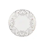 Assiette plate ronde motif doré 26,8 cm – CARREFOUR HOME